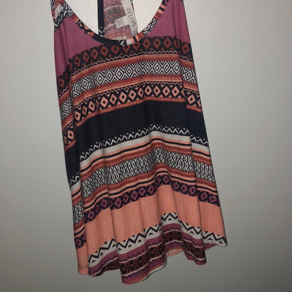 Delia’s Aztec print tank top